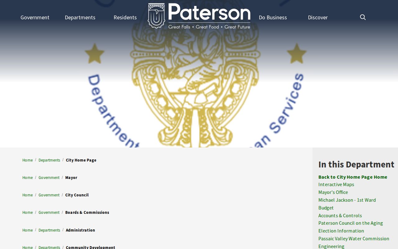Paterson neighbors research using the city department directory